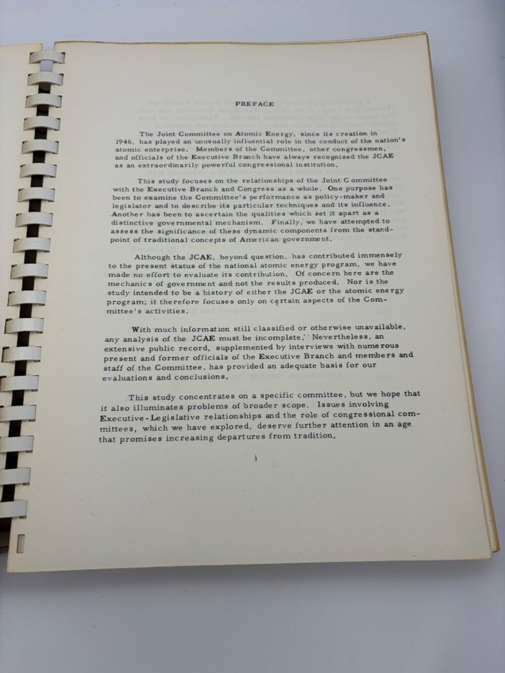 1961 Joint Committee on Atomic Energy Government Power Green Rosenthal GWU Study - Picture 3 of 13